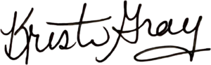 Kristi Gray signature logo